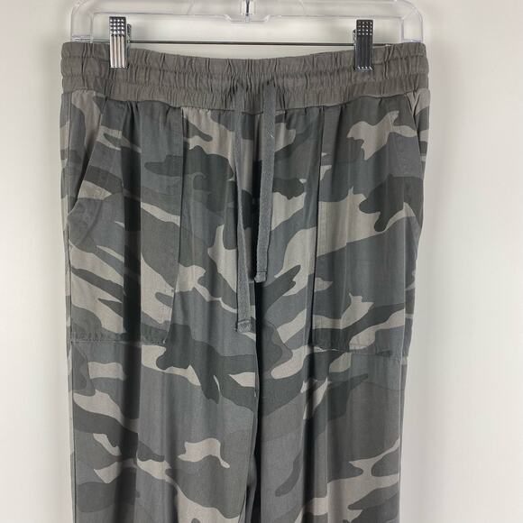 Splendid Camo Gray Joggers Drawstring Women’s Size Small - Picture 9 of 11